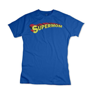 iMAGE T-shirt Super Mamma supereroe scritta