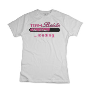 iMAGE T-shirt Team della Sposa caricamento con nome sposa personalizzato