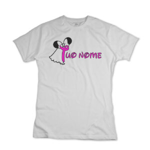 iMAGE T-shirt Minnie Velo da Sposa addio al nubilato con nome sposa personalizzato