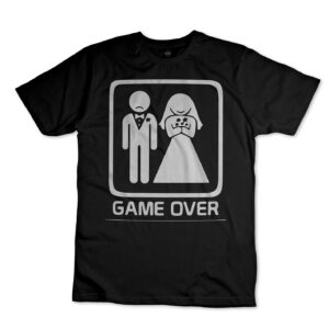 iMAGE T-shirt Matrimonio Game Over Addio al Celibato