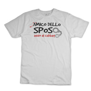 iMAGE T-shirt Amico dello Sposo Addio al celibato