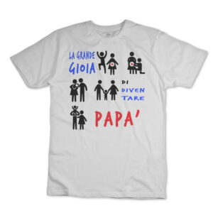 iMAGE T-shirt La grande gioia di diventare papà Addio al celibato