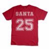 iMAGE T-shirt Santa numero 25 Natale