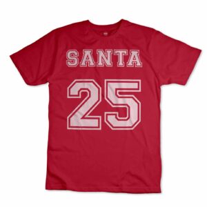 iMAGE T-shirt Santa numero 25 Natale
