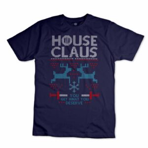 iMAGE T-shirt House Claus Game of Thrones Natale