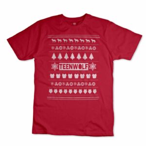 iMAGE T-shirt Teen wolf Christmas Pattern Natale