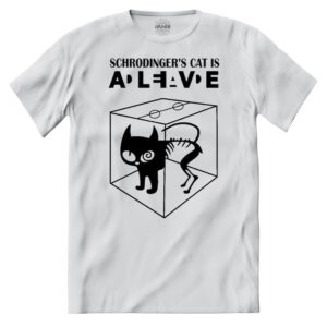 T-shirt Paradosso Schrodinger's Gatto nella Scatola