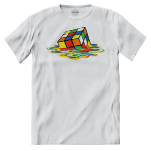 T-shirt CUBO Rubik Sciolto Sheldon Big Bang Theory