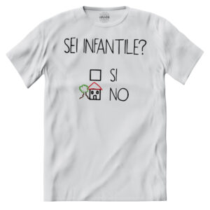 T-shirt Test crocette Sei Infantile Si-No