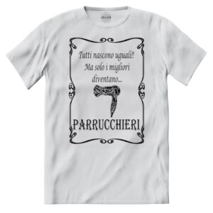 T-shirt Solo i Migliori Diventano Parrucchieri