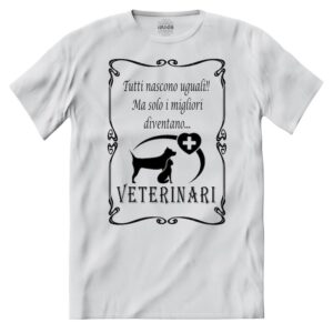 T-shirt Solo i Migliori Diventano Veterinari