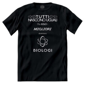 T-shirt Solo i Migliori Diventano Biologi