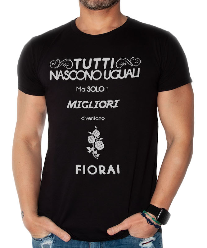 T-shirt Solo i Migliori Diventano Fiorai - immagine 2