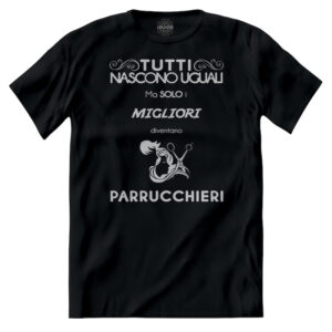 T-shirt Solo i Migliori Diventano Parrucchieri