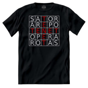 T-shirt SATOR AREPO Tenet Quadrato Formula Magica