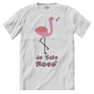 T-shirt Je Suis ROSÈ Fenicottero rosa