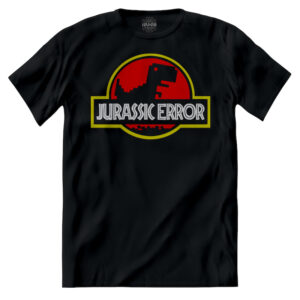 T-shirt Jurassic Error Browser Internet T-Rex Dinosauro