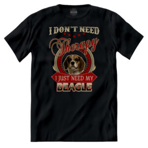 T-shirt Non Ho Bisogno di Terapia ma del Mio Beagle