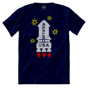 T-shirt Shuttle Apollo USA missioni nello spazio