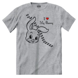 T-shirt I Love My Bunny Amo Il Mio Coniglio