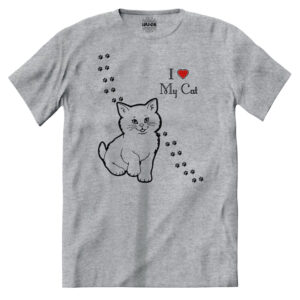 T-shirt I Love My Cat Amo Il Mio Gatto