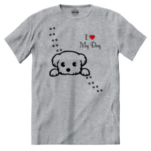 T-shirt I Love My Dog Amo Il Mio Cane
