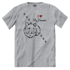 T-shirt I Love My Hamster Amo Il Mio CRICETTO