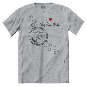 T-shirt I Love My Fish Amo Il Mio PESCIOLINO