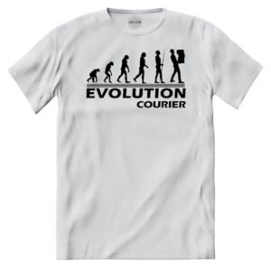 T-shirt Evoluzione Corriere mestiere