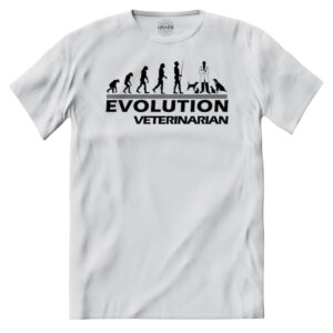 T-shirt Evoluzione Veterinario mestieri