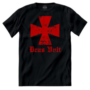 T-shirt Dio Lo Vuole Deus Vult Crociati Templari