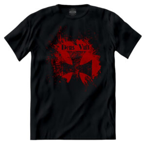 T-shirt Dio Lo Vuole Croce Insaguinata Crociati