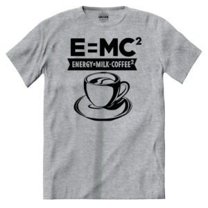 T-shirt Formula Energia Einstein caffè x Latte al Quadrato