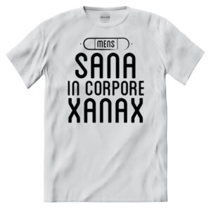 T-shirt Mens Sana in Corpore Xanax Pastiglie