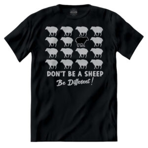 T-shirt Non Essere Una Pecora, Sii differente