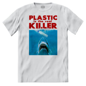 iMAGE T-shirt La Plastica È Il Vero Killer, Non Lo Squalo Ecologia