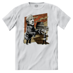 iMAGE T-shirt Roma Impero Romano Annibale E Gli Elefanti in Marcia
