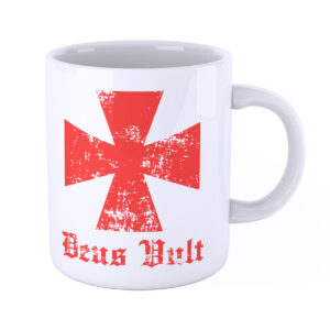 iMAGE Tazza Dio Lo Vuole Deus Vult Crociati Templari