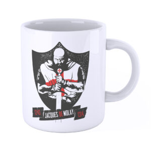 iMAGE Tazza Jacques De Molay Gran Maestro dei Templari Crociate