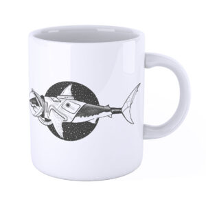 iMAGE Tazza Squalo nello Spazio Astronauta