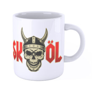 iMAGE Tazza Vikings Skol Teschio Brindisi al Valhalla