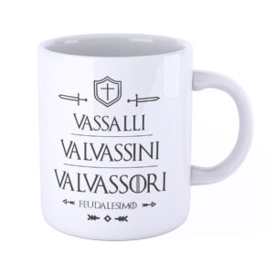 iMAGE Tazza Vassalli Valvassini Valvassori Feudalesimo Medioevo Libri di Storia