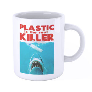 iMAGE Tazza La Plastica È Il Vero Killer, Non Lo Squalo Ecologia