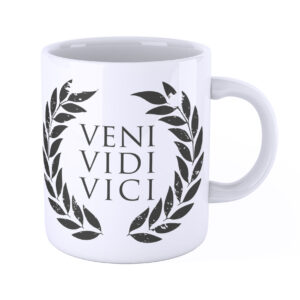 iMAGE Tazza Roma Impero Romano Frase Celebre Cesare Veni Vidi Vici