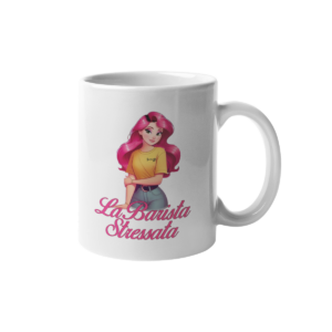 tazza barista stressata