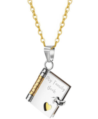 COLLANA MY FAMILY BOOK DORATA