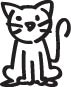 family Book icona gatto